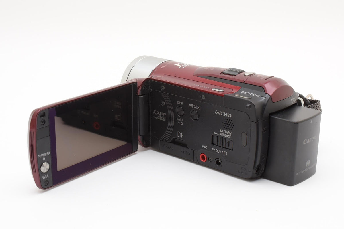 ★良品★ キャノン CANON IVIS HF M31 レッド デジタルビデオカメラ ★ #9202