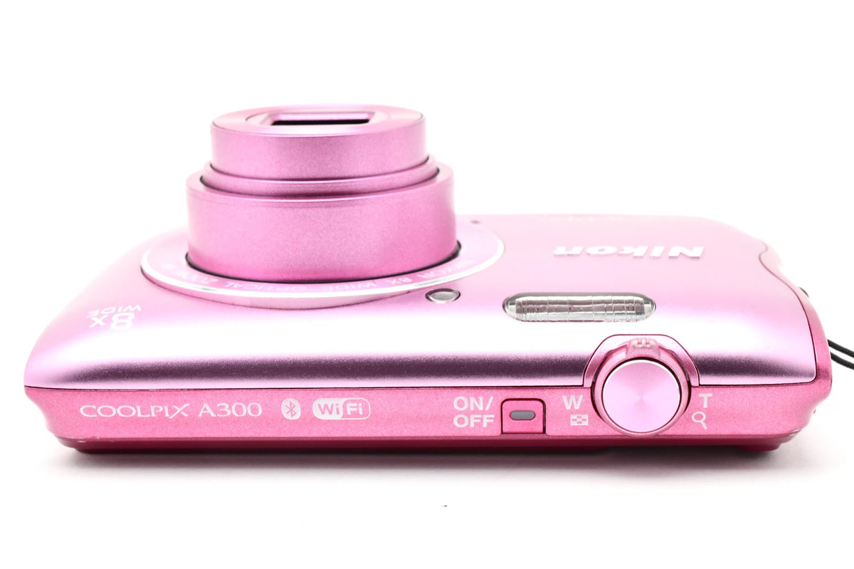 ★訳あり品大特価★ ニコン Nikon COOLPIX A300 ピンク コンデジ 十字キー誤作動 実用的 ★ #9335
