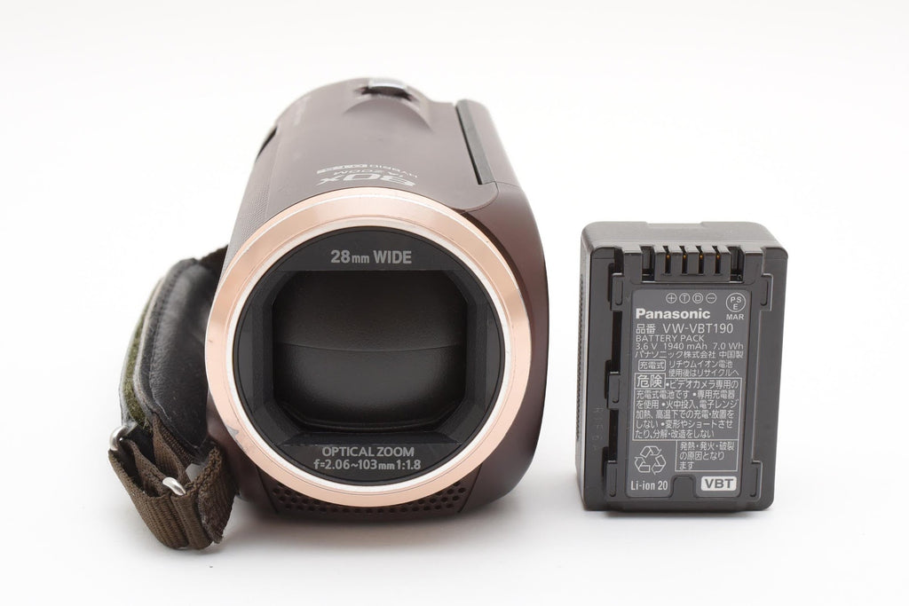 ★美品★ パナソニック Panasonic HC-V520M-T ブラウン ビデオカメラ ★ #9198