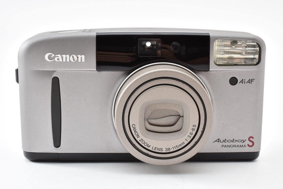 ★美品★ キヤノン CANON AUTOBOY S 38-115MM F3.8-8.5 (スーパー) チタン カラー フィルムコンパクトカメラ ★ #9183
