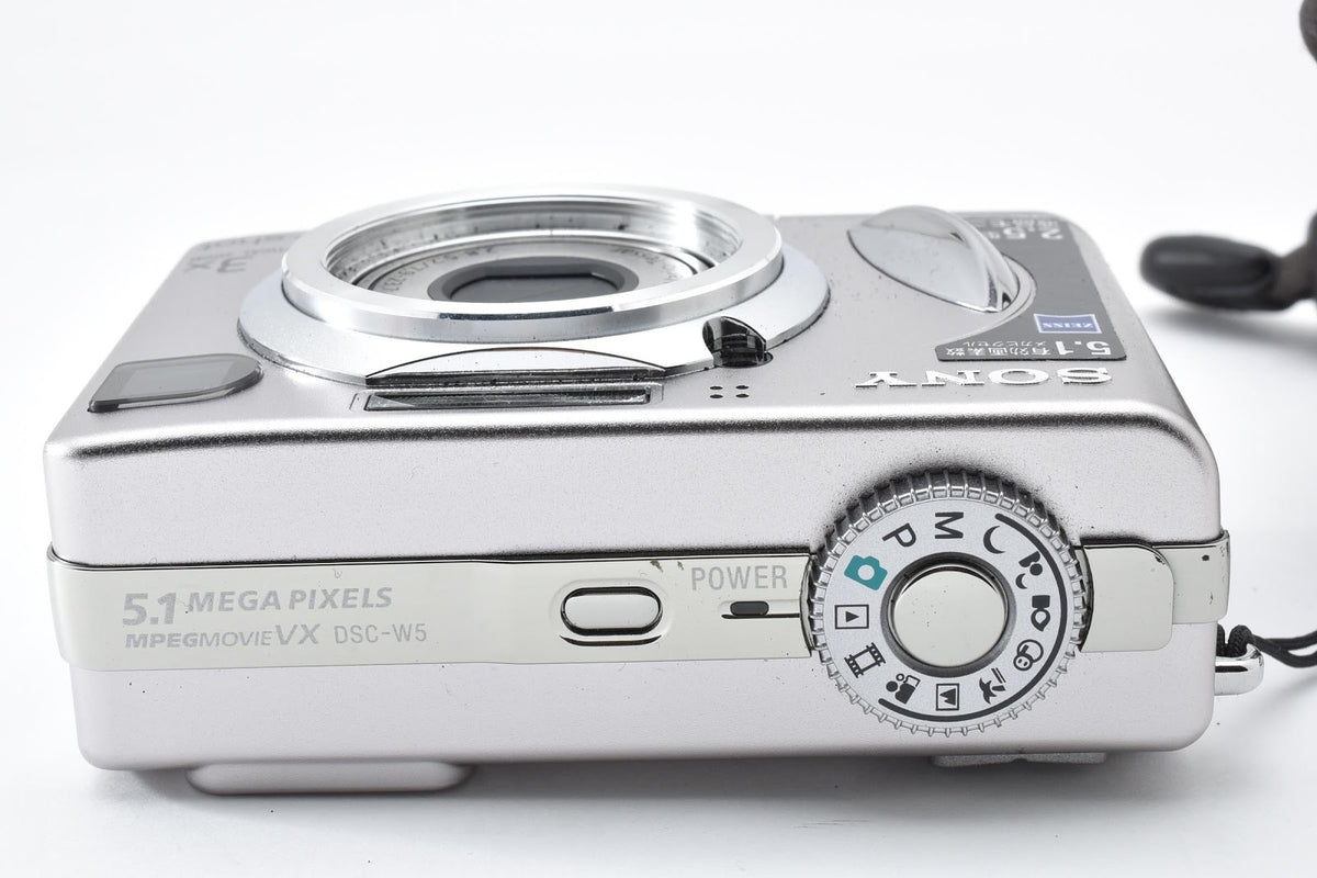 ★美品★ ソニー SONY DSC-W5 シルバー デジタルカメラ 美品 動作確認済 ★ #9375