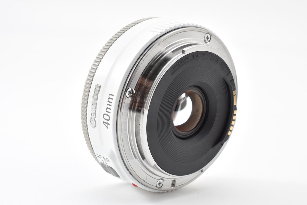 ★美品★ キヤノン CANON EF 40MM F2.8 STM ホワイト 単焦点レンズ ★ #9195