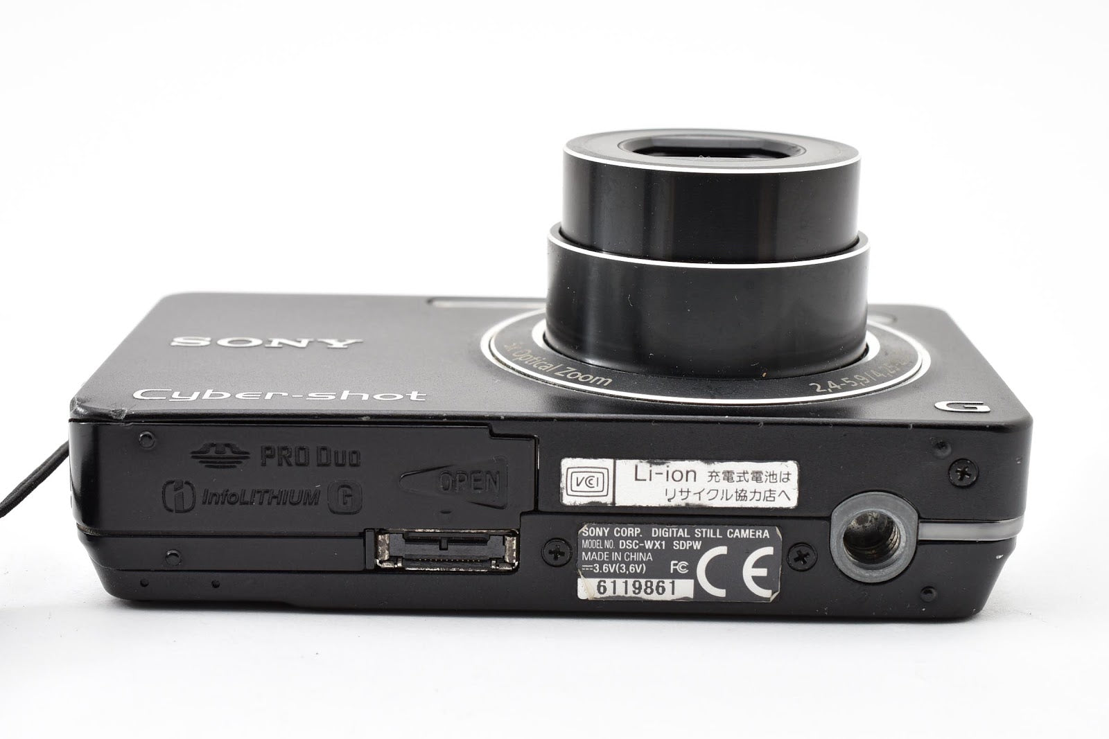 ★良品★ ソニー SONY DSC-WX1 ブラック デジタルカメラ 小スレあり 動作良好 ★ #8964