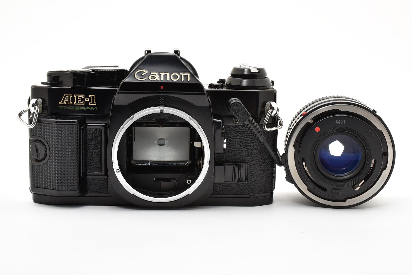 ★良品★ キヤノン CANON AE-1 PROGRAM  NEW FD 50MM F2 シャッター鳴きなし ブラック 一眼レフ ★ #8511