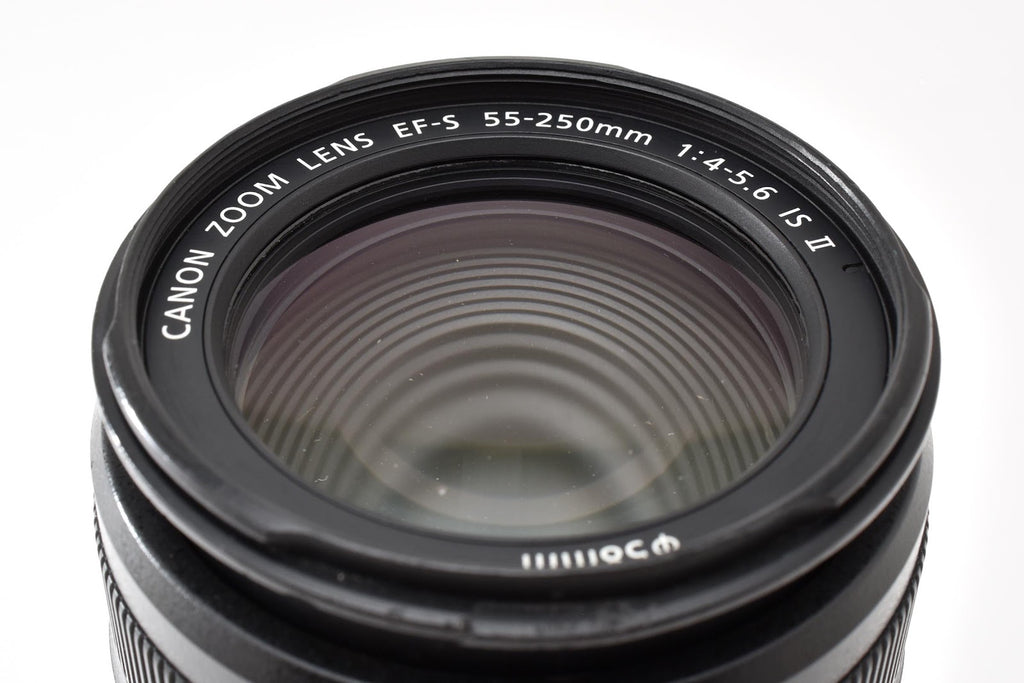 ★良品★ キヤノン CANON EF-S 55-250MM F4-5.6 IS II 望遠ズームレンズ 外観良好 カビあり 動作OK ★ #9346