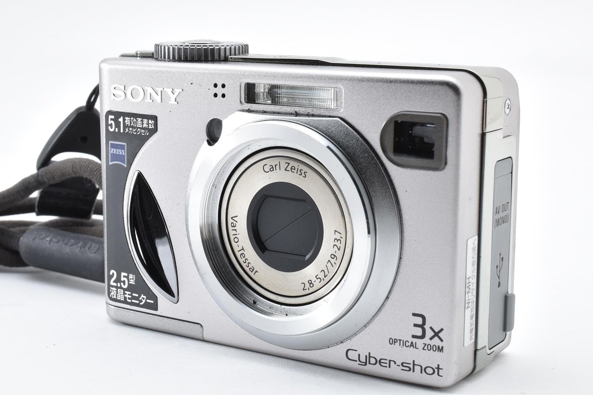 ★美品★ ソニー SONY DSC-W5 シルバー デジタルカメラ 美品 動作確認済 ★ #9375