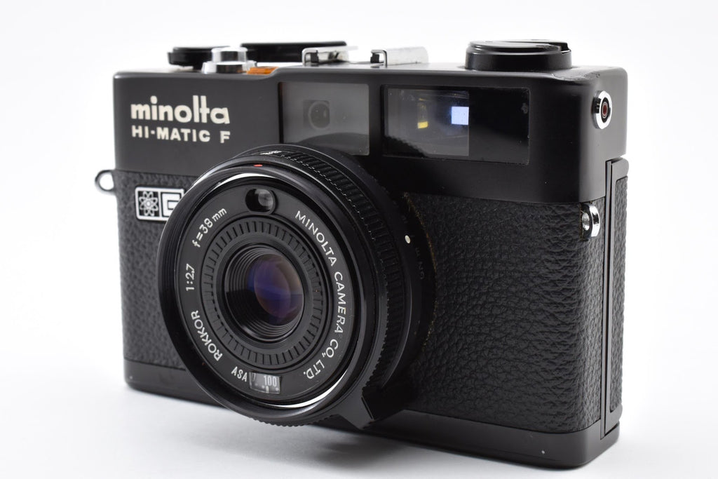 ★良品★ MINOLTA HI-MATIC F BLACK フィルムカメラ 黒 ★ #9206