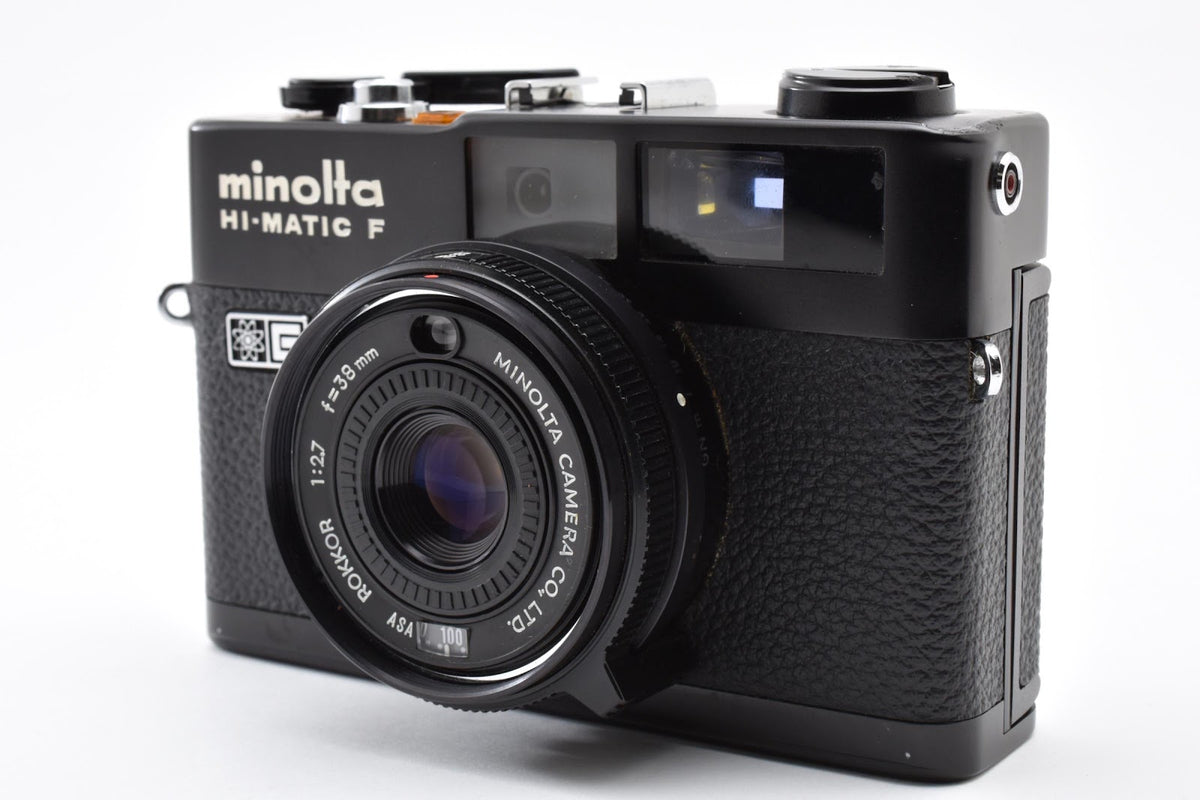 ★良品★ MINOLTA HI-MATIC F BLACK フィルムカメラ 黒 ★ #9206