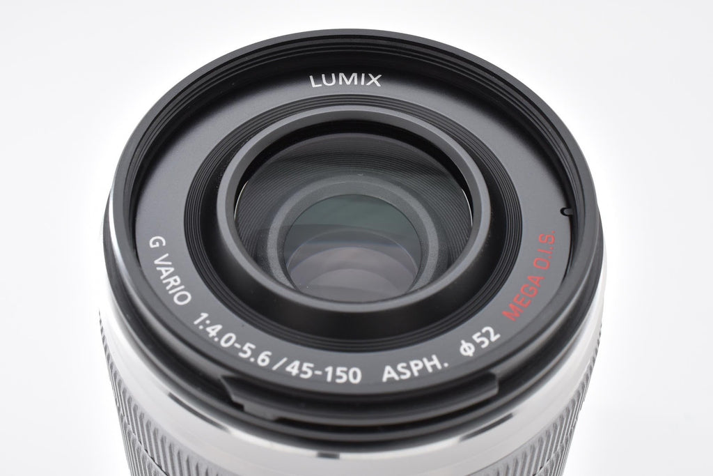 ★美品★ パナソニック Panasonic LUMIX G VARIO 45-150MM F4.0-5.6 ASPH./MEGA O.I.S. シルバー ズームレンズ ★ #9088