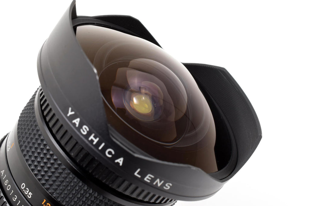 ★希少美品★ ヤシカ YASHICA ML RFISH-EYE 15MM F2.8 広角フィッシュアイレンズ 光学クリア 動作良好 ★ #8707