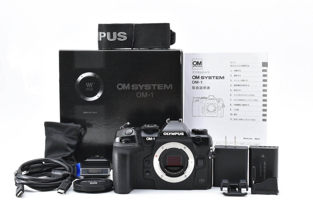 ★美品★ ショット数16094回 OM SYSTEM OM-1 ボディ 元箱付属品充実 ミラーレス一眼  ★ #9386