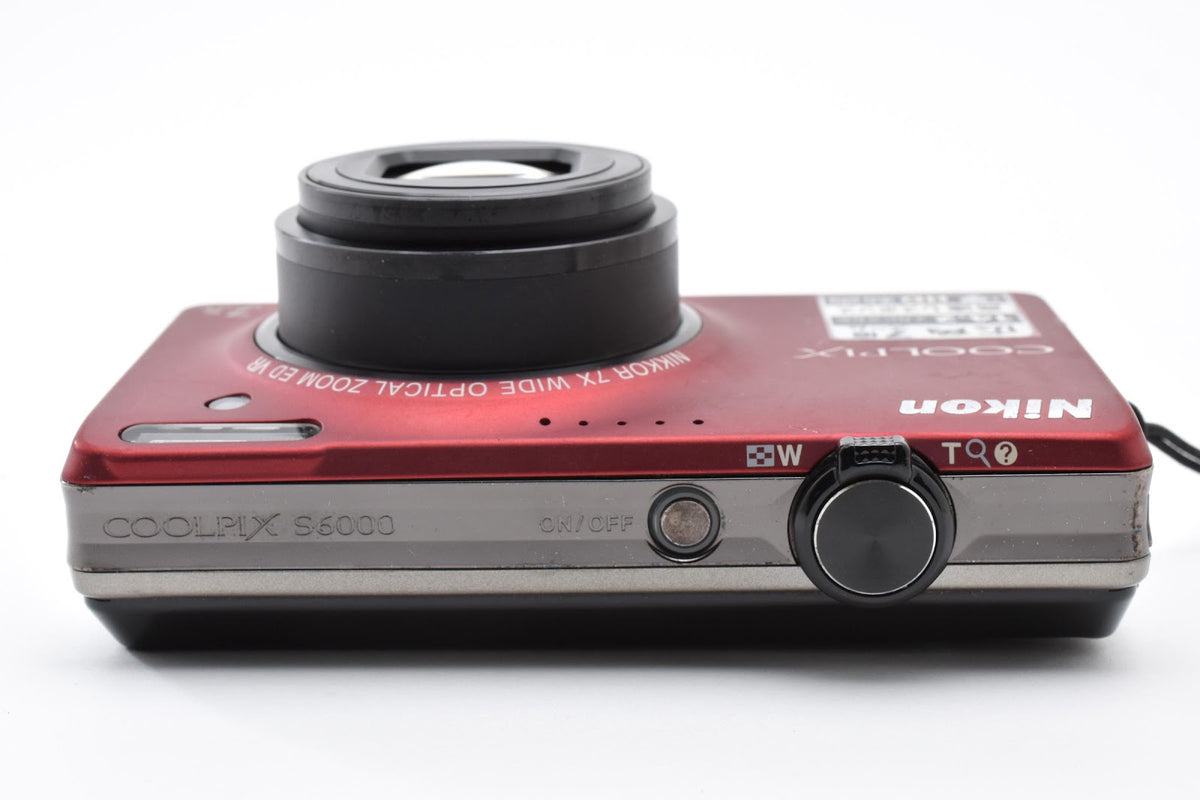 ★現状品★ ニコン Nikon COOLPIX S6000 RED 1420万画素 コンパクトデジタルカメラ ★ #9306