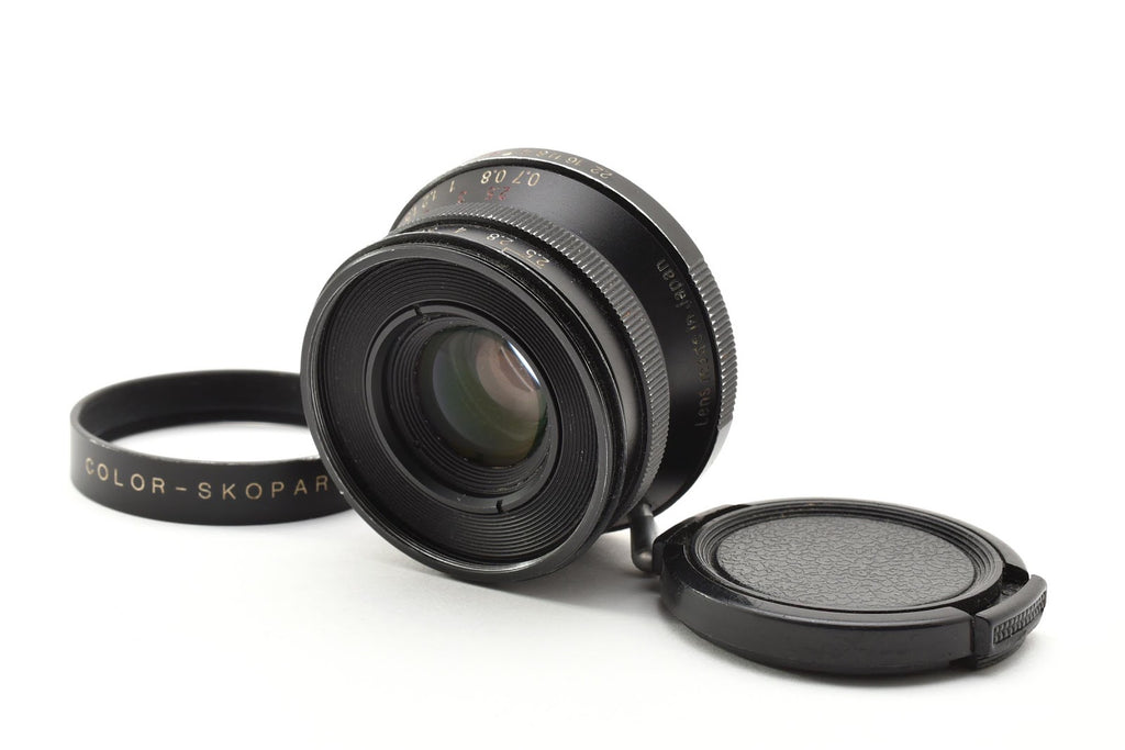 ★良品★ フォクトレンダー Voigtlander COLOR-SKOPAR 35MM F2.5C ブラック L39 単焦点レンズ ★ #9076