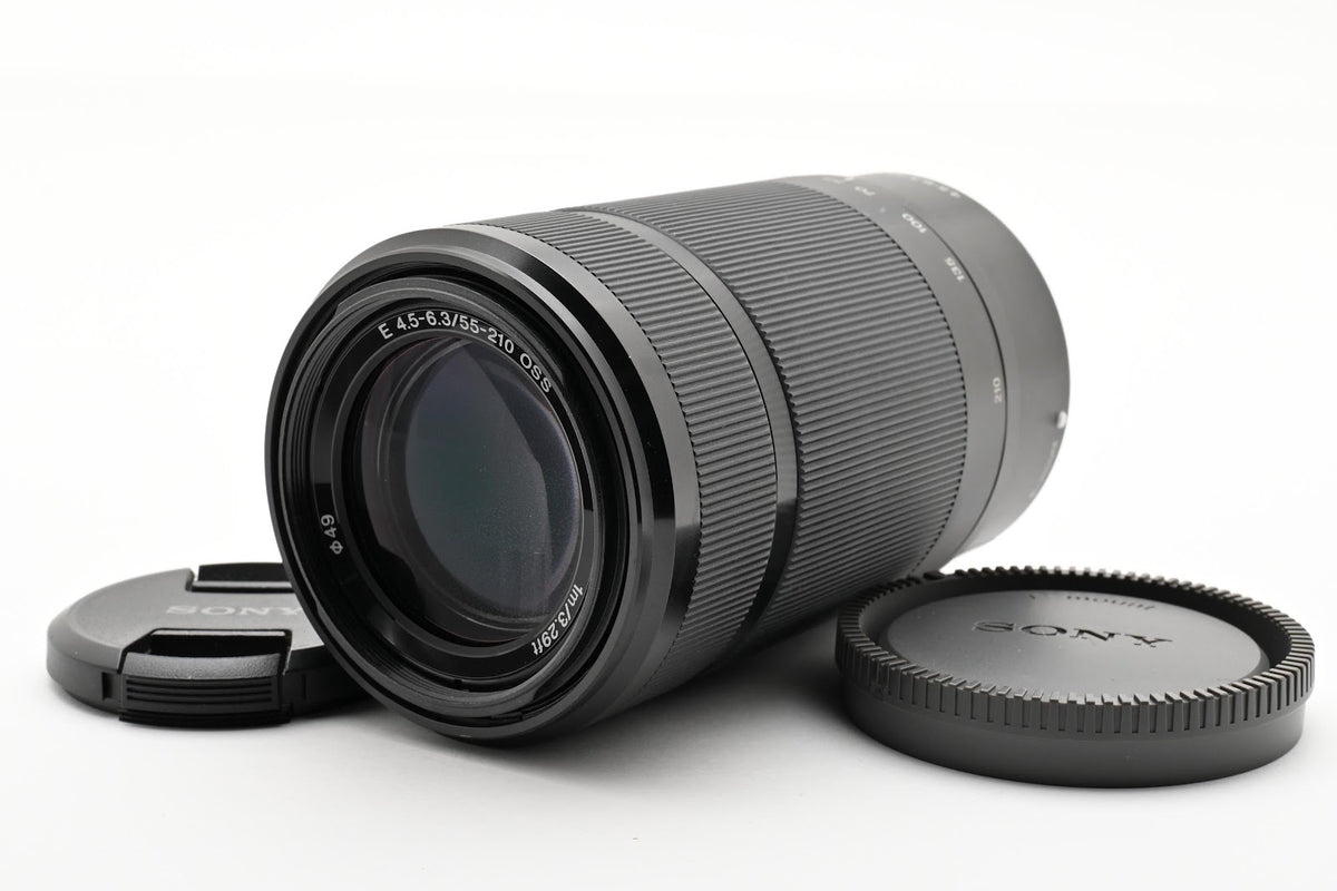 ★良品★ ソニー SONY E 55-210MM F4.5-6.3 OSS SEL55210 ブラック 望遠ズームレンズ ★ #9401