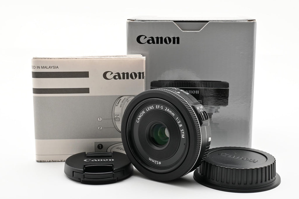 ★美品★ キヤノン CANON EF-S 24mm F2.8 STM 元箱付き レンズ ★ #9399
