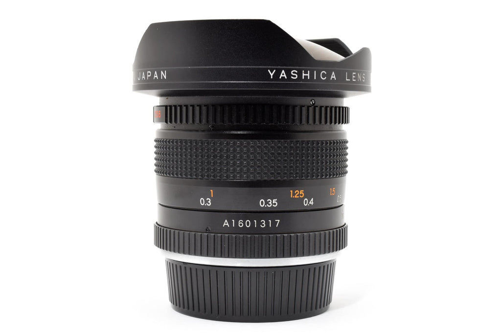 ★希少美品★ ヤシカ YASHICA ML RFISH-EYE 15MM F2.8 広角フィッシュアイレンズ 光学クリア 動作良好 ★ #8707