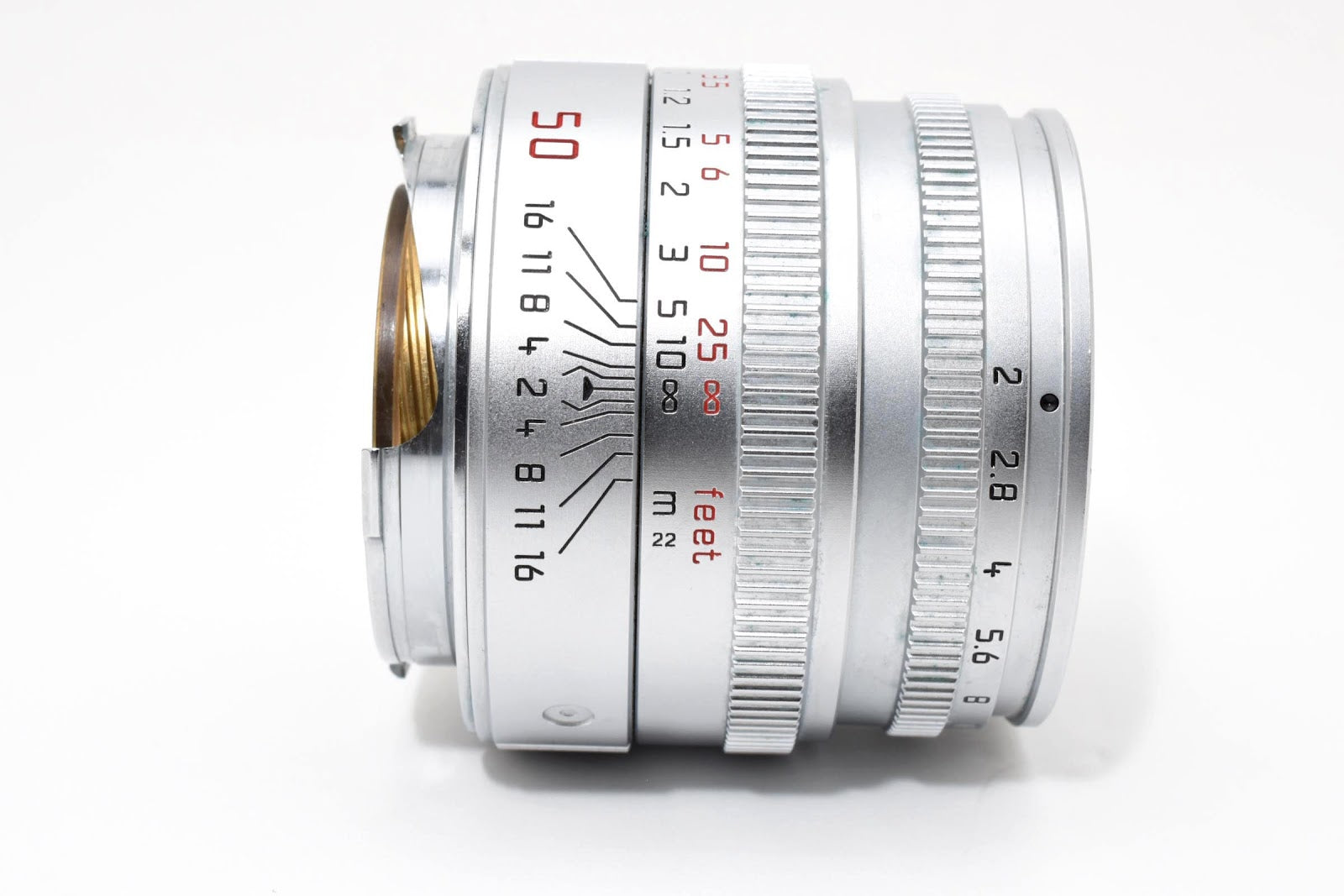 ★美品★ ライカ Leica SUMMICRON-M 50MM F2 E39 シルバー レンズ ★ #8443