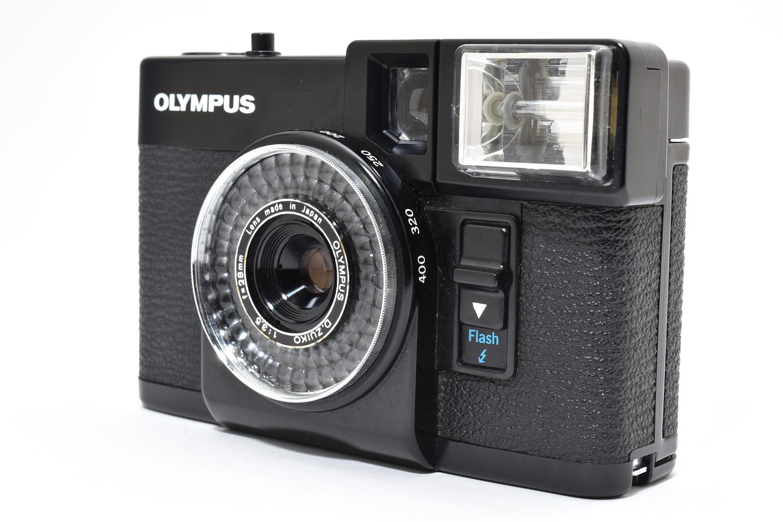 ★美品★ オリンパス Olympus PEN EF ブラック フィルムカメラ フラッシュ/赤ベロ OK ★ #8724