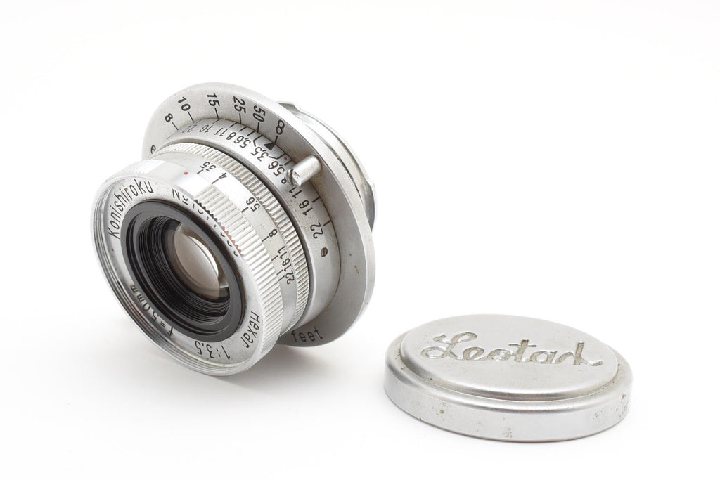 ★良品★ コニカ Konica KONISHIROKU HEXAR L 50mm F3.5 沈胴 レンズ ★ #9200
