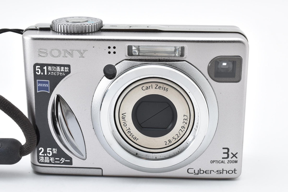 ★美品★ ソニー SONY DSC-W5 シルバー デジタルカメラ 美品 動作確認済 ★ #9375