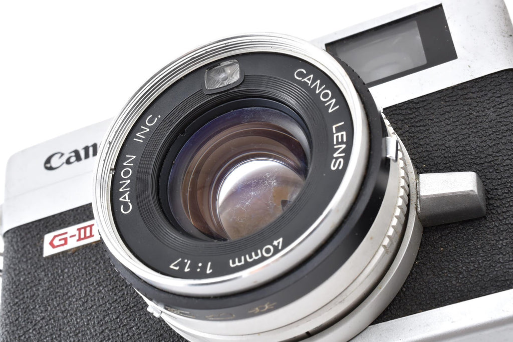 ★良品★ キャノン CANON キャノネット QL17 G-III QL シルバー フィルムカメラ ★ #8856