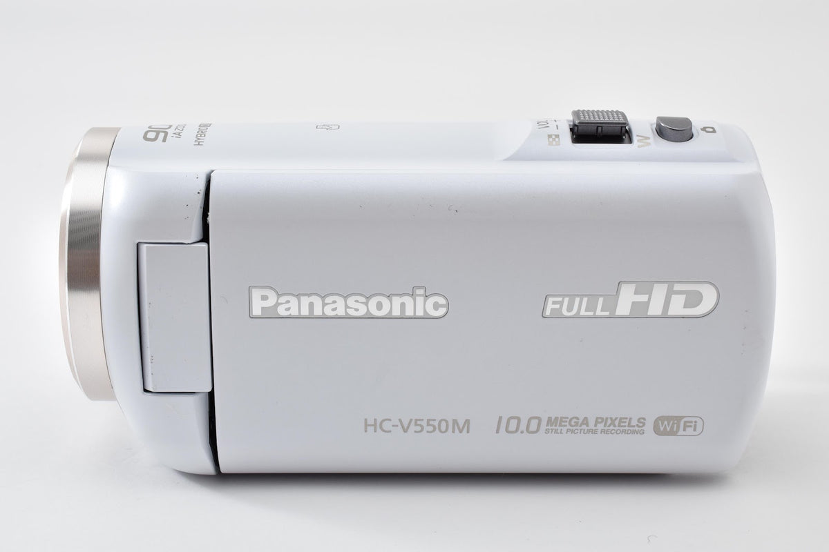 ★美品★ パナソニック Panasonic HC-V550M-W ビデオカメラ ホワイト 動作確認済 ★ #9124