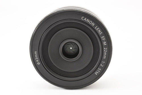 ★ キャノン CANON EF-M 22MM F2 STM レンズ 傷あり ★ #9419