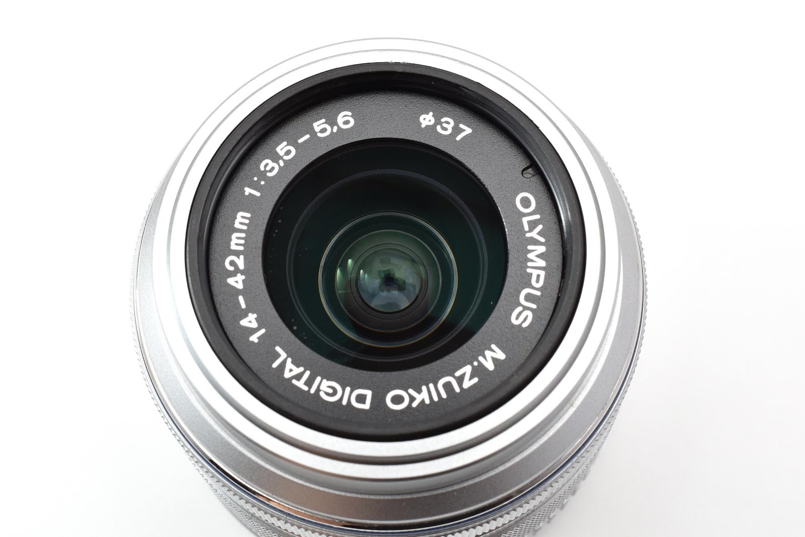★良品★ オリンパス Olympus M.ZUIKO DIGITAL ED 14-42MM F3.5-5.6 II R シルバー デジタルレンズ ★ #9056