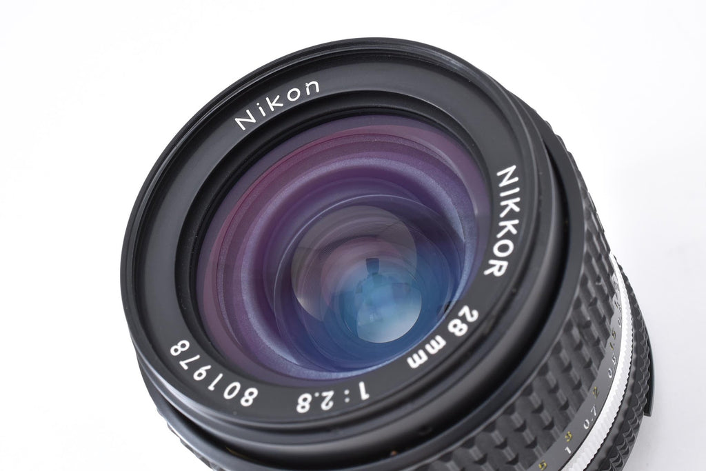 ★美品★ ニコン Nikon AI-S NIKKOR 28MM F2.8 単焦点レンズ フィルムカメラ用 美品 動作良好 光学クリア ★ #8950