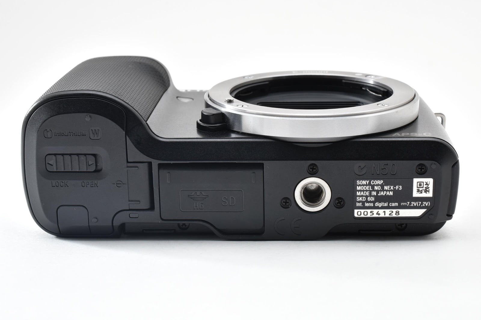 ★美品★ ソニー SONY NEX-F3 ショット数1,025回 ボディ ブラック デジタルカメラ [1610万画素] ★ #9156