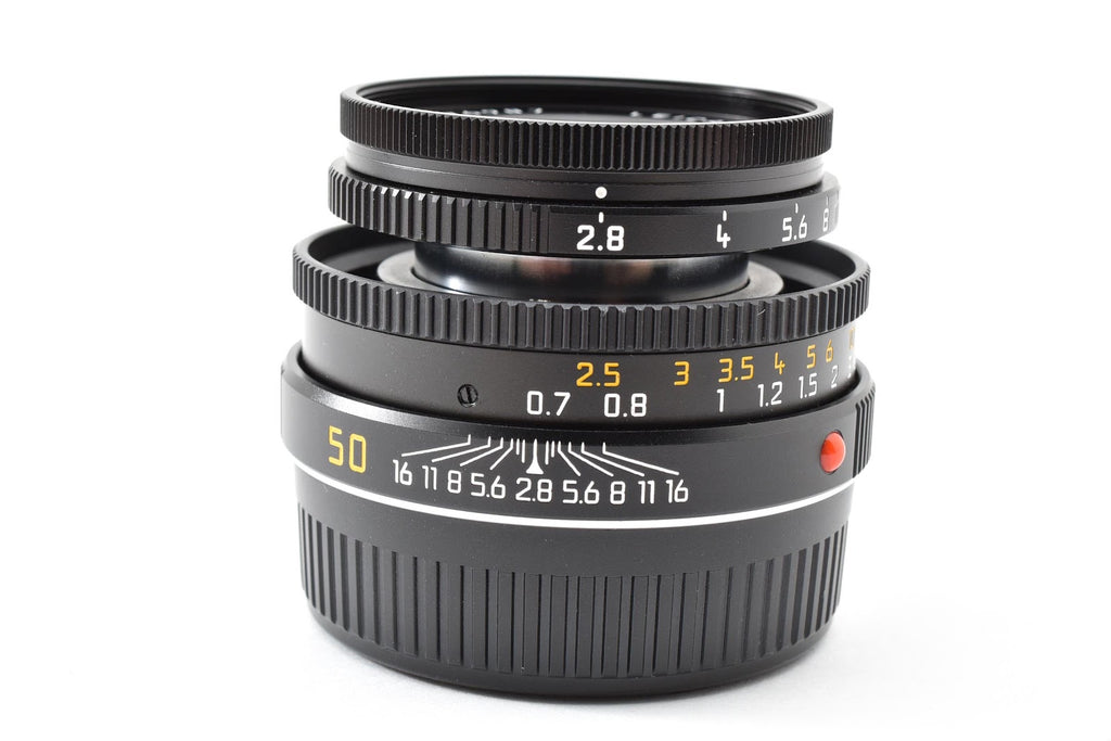 ★美品★ ライカ Leica ELMAR-M 50mm F2.8 E39 ブラック (沈胴式・最短0.7m) 387万台 第2世代 交換レンズ ★ #9116