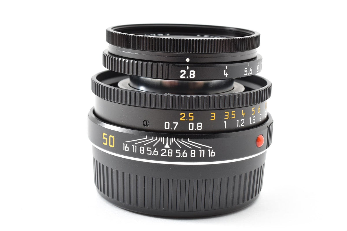 ★美品★ ライカ Leica ELMAR-M 50mm F2.8 E39 ブラック (沈胴式・最短0.7m) 387万台 第2世代 交換レンズ ★ #9116