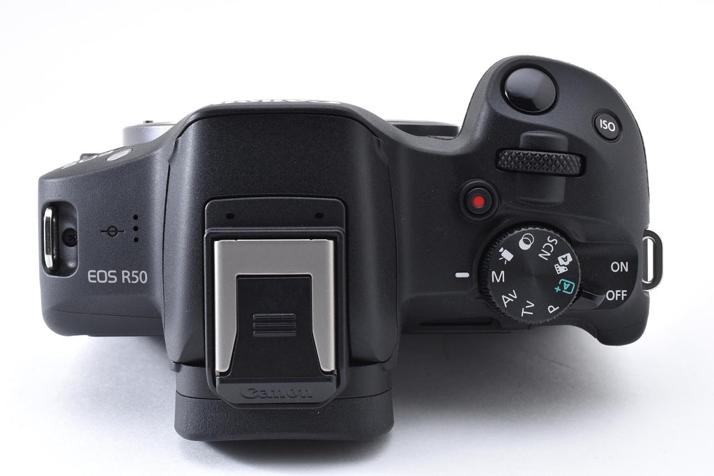 ★現状品★ キヤノン CANON EOS R50 ボディ ブラック ミラーレス一眼 液晶表示難あり 外観良好 ★ #8915