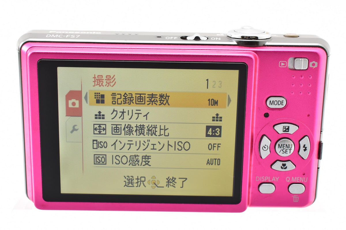 ★良品★ パナソニック Panasonic DMC-FS7 ピンク コンパクトデジタルカメラ ★ #9439