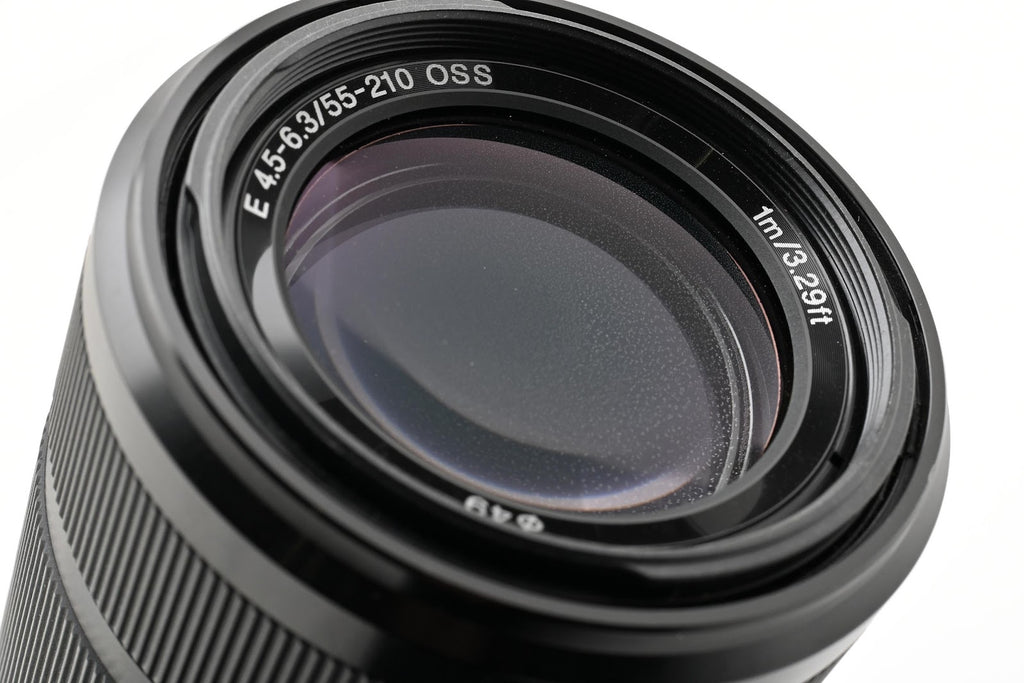 ★良品★ ソニー SONY E 55-210MM F4.5-6.3 OSS SEL55210 ブラック 望遠ズームレンズ ★ #9401