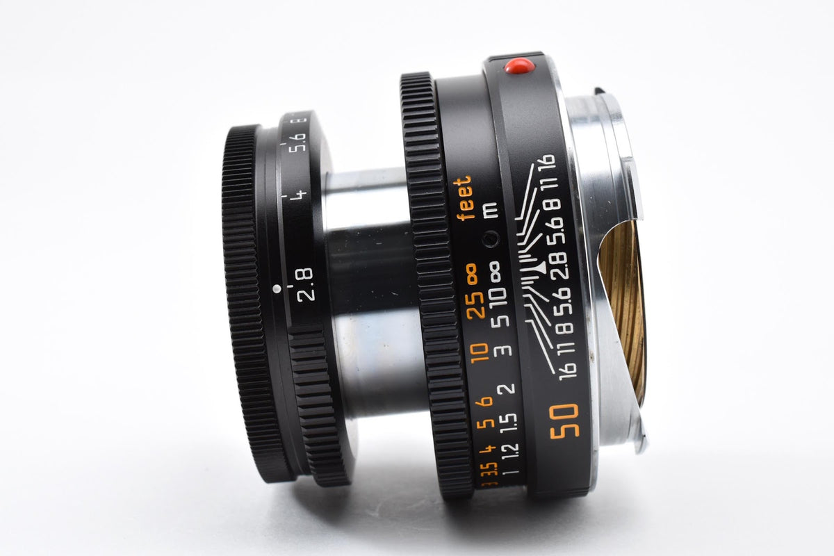 ★美品★ ライカ Leica ELMAR-M 50MM F2.8 E39 ブラック (沈胴式・最短0.7M) レンズ ★ #9284
