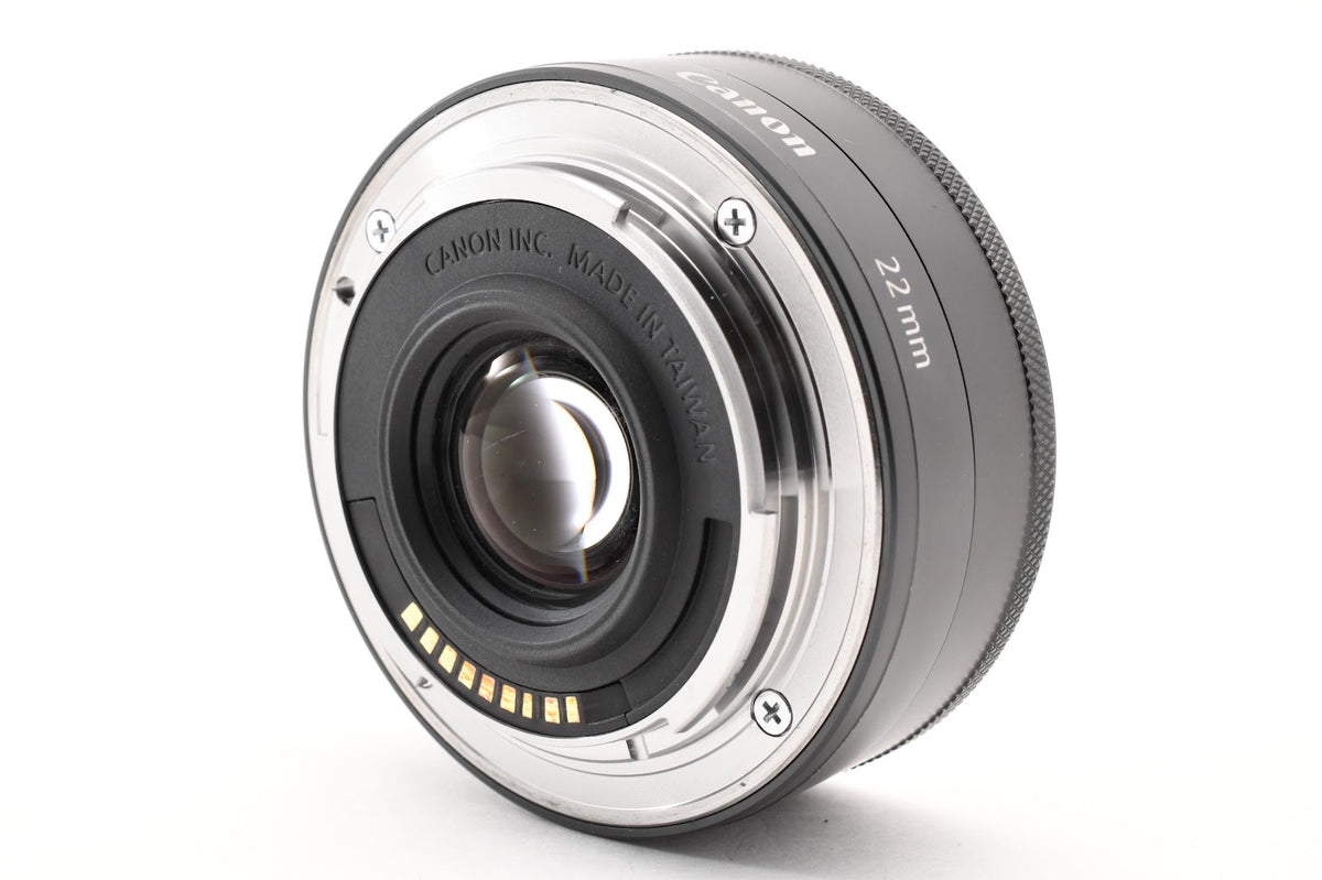 ★美品★ キヤノン CANON EF-M 22MM F2 ブラック 単焦点レンズ ★ #9174
