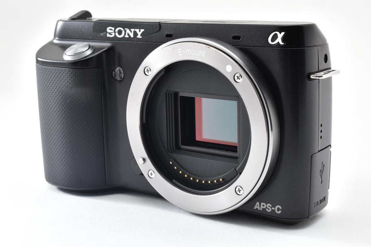 ★美品★ ソニー SONY NEX-F3 ショット数1,025回 ボディ ブラック デジタルカメラ [1610万画素] ★ #9156