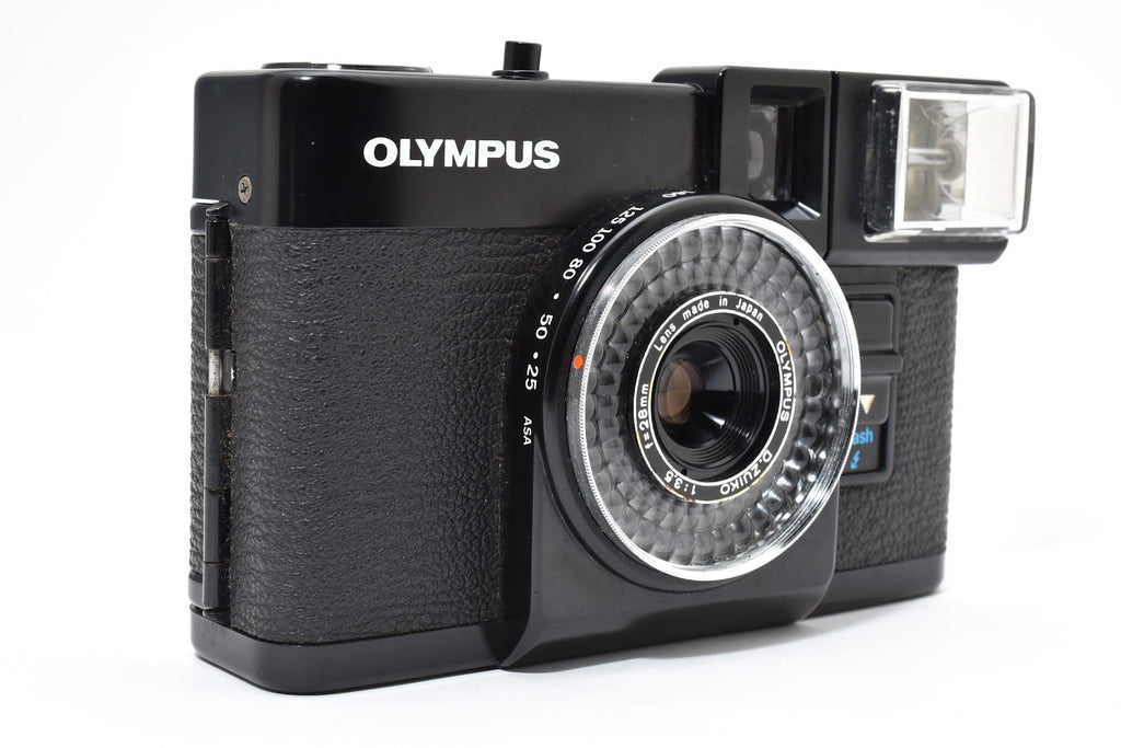 ★美品★ オリンパス Olympus PEN EF ブラック フィルムカメラ フラッシュ/赤ベロ OK ★ #8724