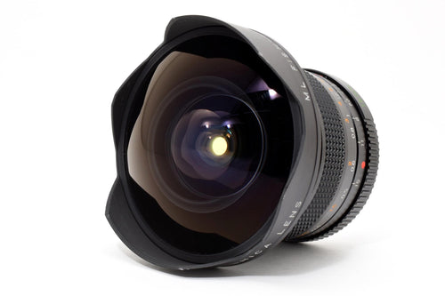 ★希少美品★ ヤシカ YASHICA ML RFISH-EYE 15MM F2.8 広角フィッシュアイレンズ 光学クリア 動作良好 ★ #8707