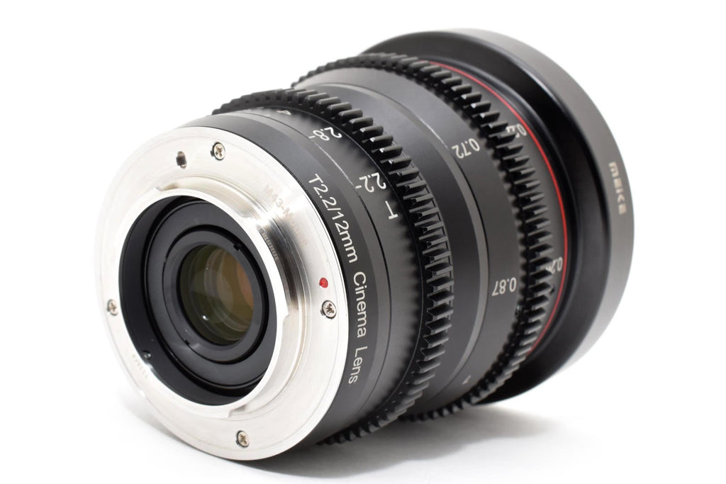 ★美品★ メイケ Meike MK-12MM T2.2 (マイクロフォーサーズ用) 純正ケース付き 交換レンズ 美品 ★ #8712