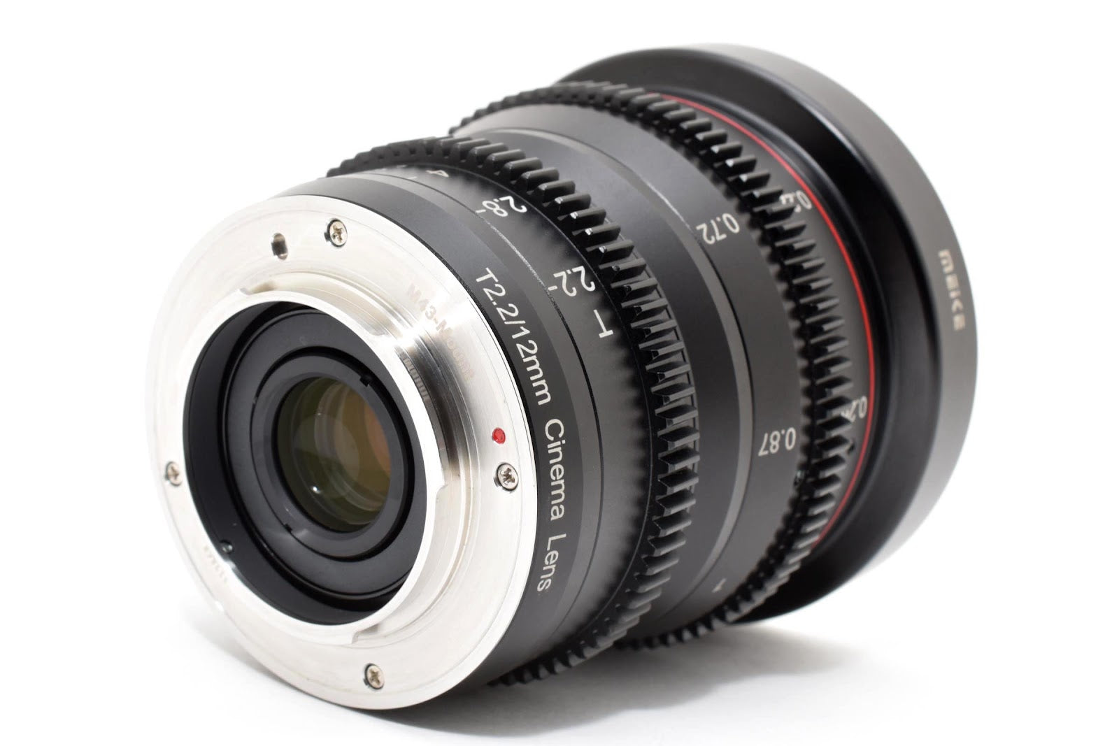 ★美品★ メイケ Meike MK-12MM T2.2 (マイクロフォーサーズ用) 純正ケース付き 交換レンズ 美品 ★ #8712