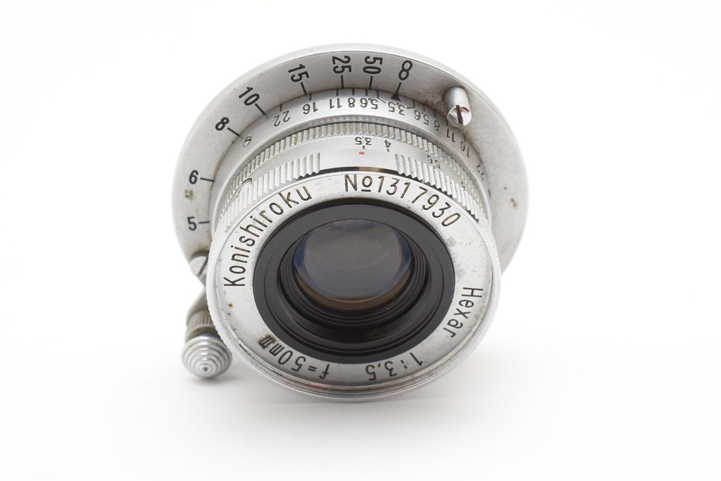 ★良品★ コニカ Konica KONISHIROKU HEXAR L 50mm F3.5 沈胴 レンズ ★ #9200
