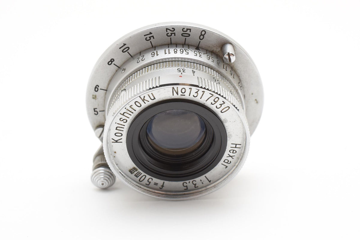 ★良品★ コニカ Konica KONISHIROKU HEXAR L 50mm F3.5 沈胴 レンズ ★ #9200