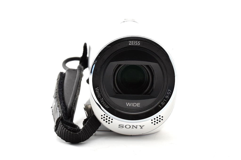 ★美品★ ソニー SONY HDR-CX470 W ホワイト デジタルビデオカメラ ハンディカム 動作OK ★ #9326