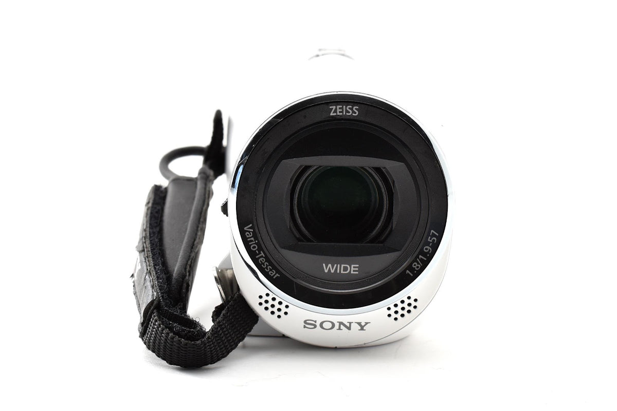 ★美品★ ソニー SONY HDR-CX470 W ホワイト デジタルビデオカメラ ハンディカム 動作OK ★ #9326