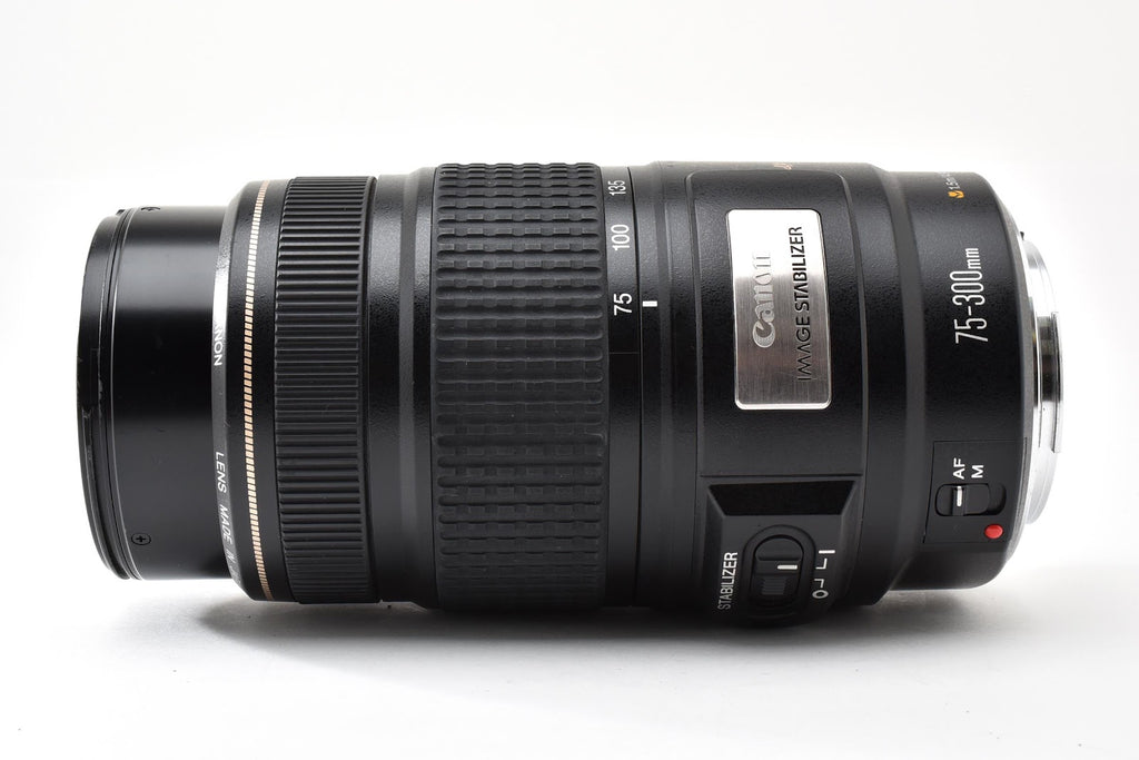 ★美品★ キヤノン CANON EF 75-300MM F4-5.6 IS USM ズームレンズ ★ #9337