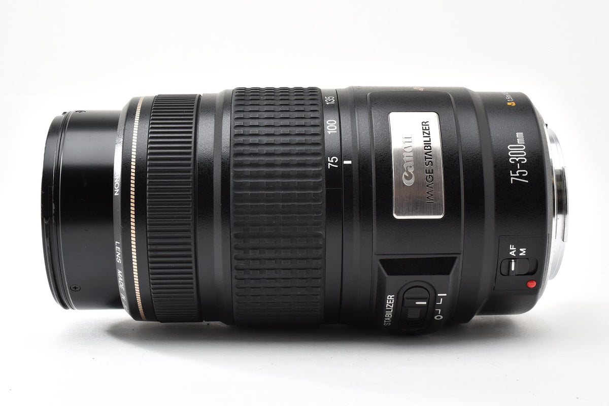★美品★ キヤノン CANON EF 75-300MM F4-5.6 IS USM ズームレンズ ★ #9337