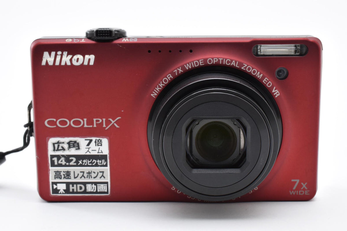 ★現状品★ ニコン Nikon COOLPIX S6000 RED 1420万画素 コンパクトデジタルカメラ ★ #9306