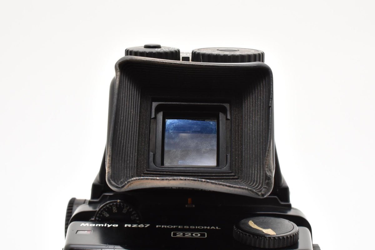 ★動作品★ マミヤ Mamiya RZ67 PROFESSIONAL ボディAE プリズムファインダー II FE701 220フィルムホルダー 中判カメラ ★ #8579